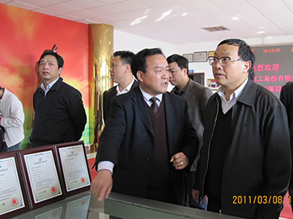 省政協(xié)副主席、省委組織部常務(wù)副部長武吉海先生一行蒞臨我公司視察指導(dǎo)工作