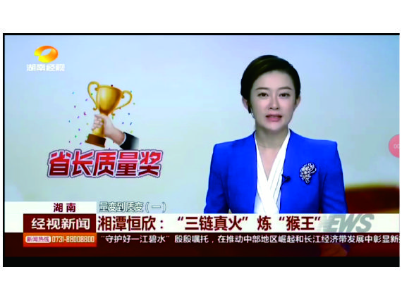 湖南經(jīng)視聯(lián)播專(zhuān)題報(bào)道【湘潭恒欣】&mdash;&mdash;&ldquo;三鏈真火&rdquo;煉&ldquo;猴王&rdquo;