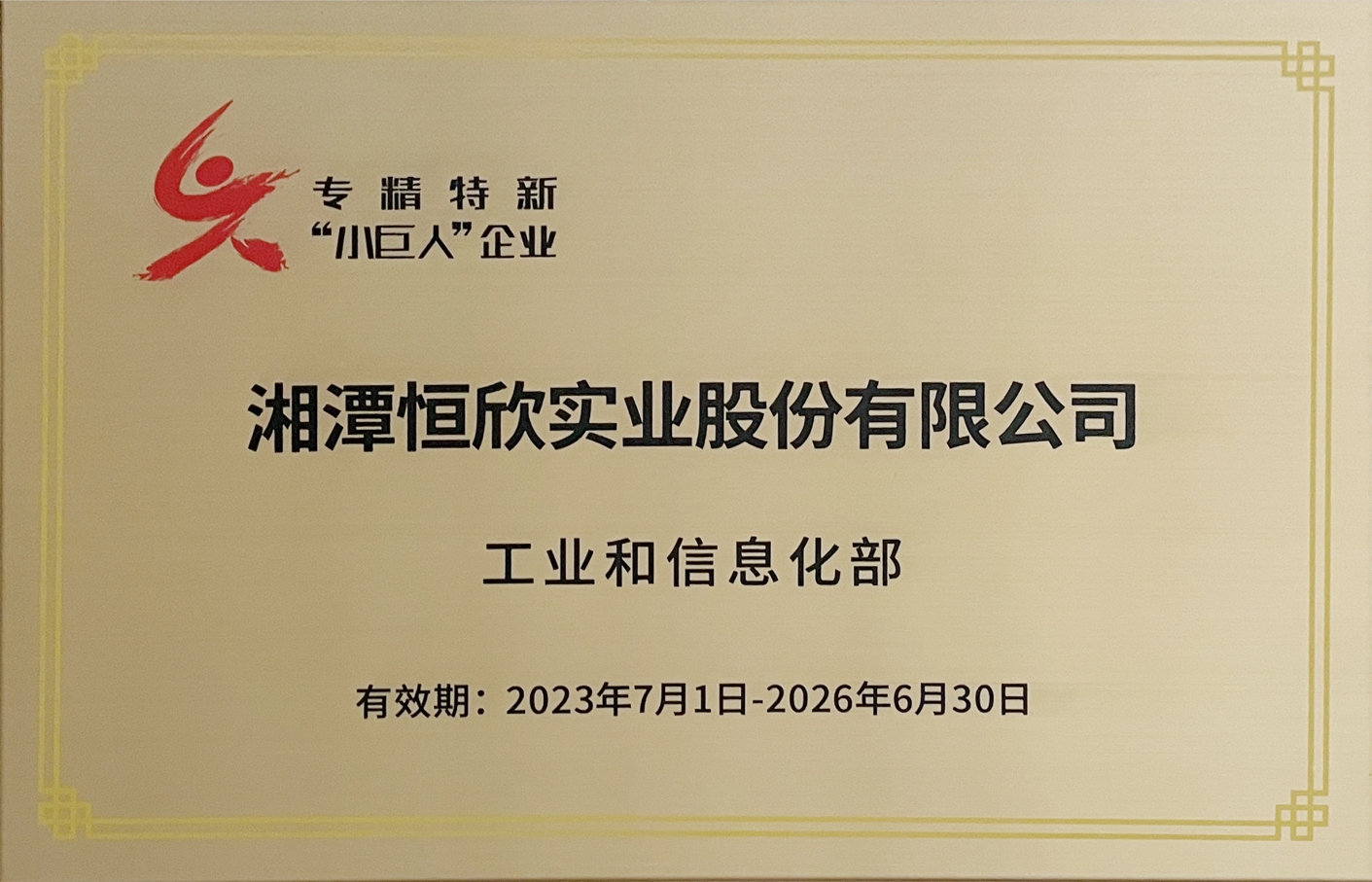 國家級專精特新&ldquo;小巨人&rdquo;企業(yè)